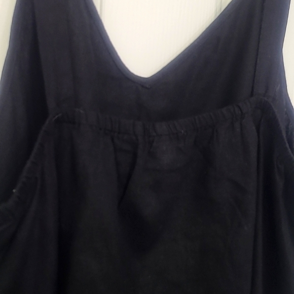 Angels Forever Young Black V-Neck Tank Top, 1X - Picture 6 of 12